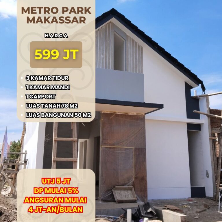 Rumah Dekat Kampus UKIP Paulus Lokasi Strategis Dan Akses Mudah Ke Pusat Kota Makassar Hanya 500 Jutaan
