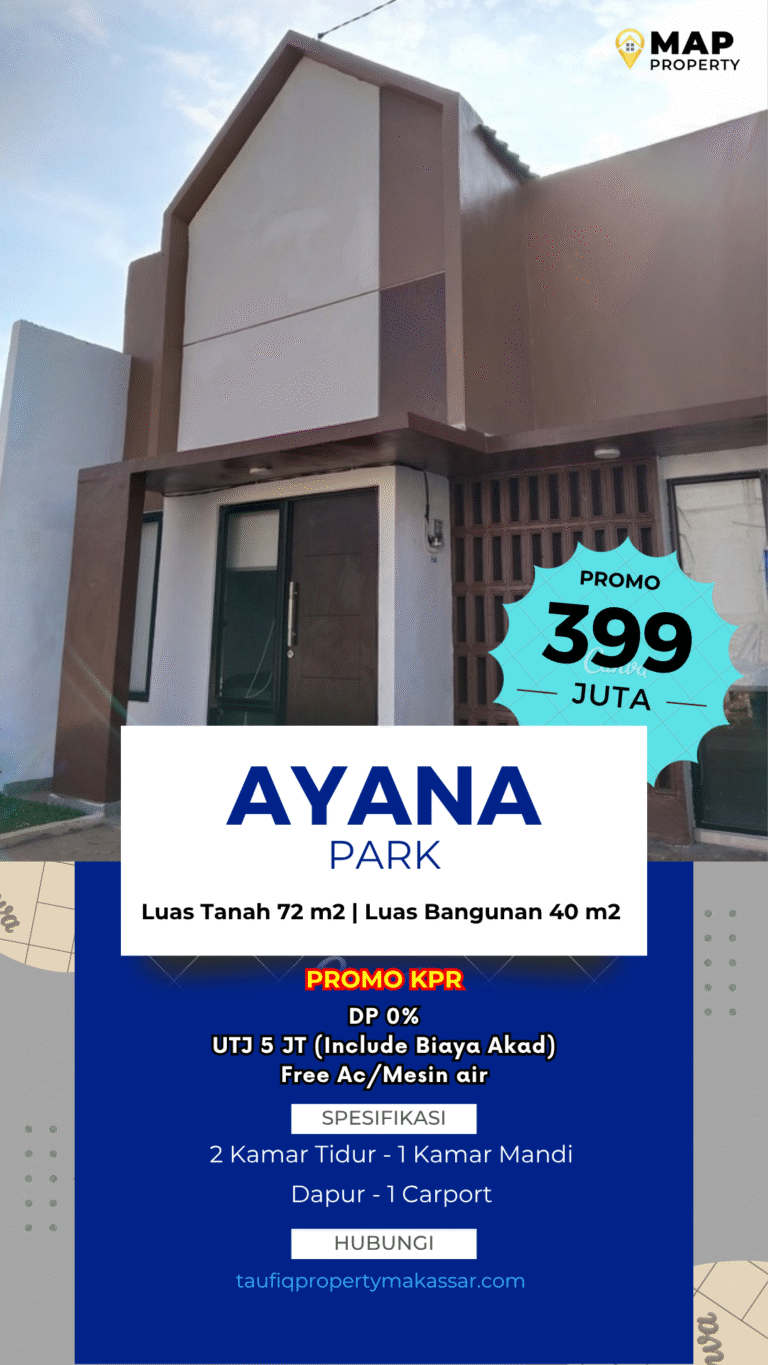 Miliki Sekarang Rumah 300 Jutaan Dekat Tol Dan Bandara Dengan Promo DP 0%!
