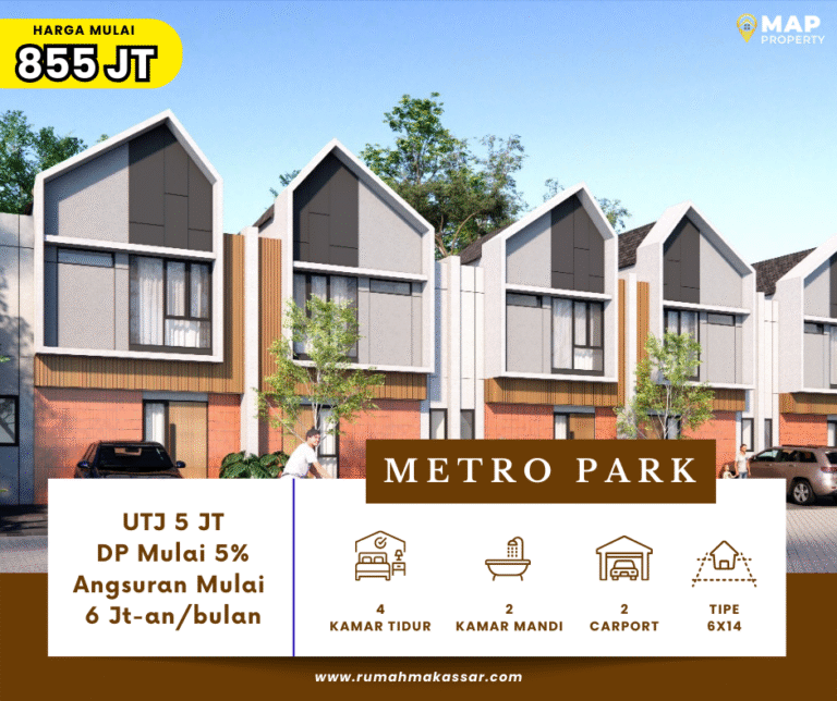 Metro Park Rumah Di Perintis Kemerdekaan Hanya 855 Juta