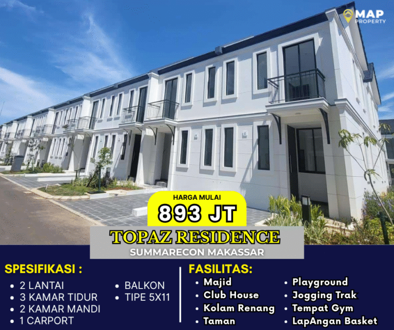 Rumah Modern Di Summarecon Makassar Hanya 893 Juta