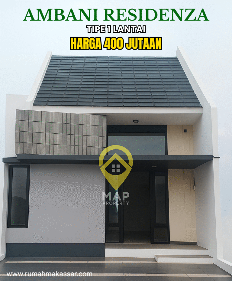 Rumah Ambani Residenza Strategis Dekat Bandara Hasanuddin