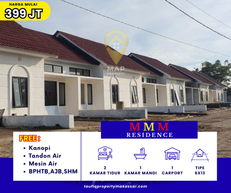 MMM Residence Samata – Rumah Siap Huni Dekat Kampus UIN