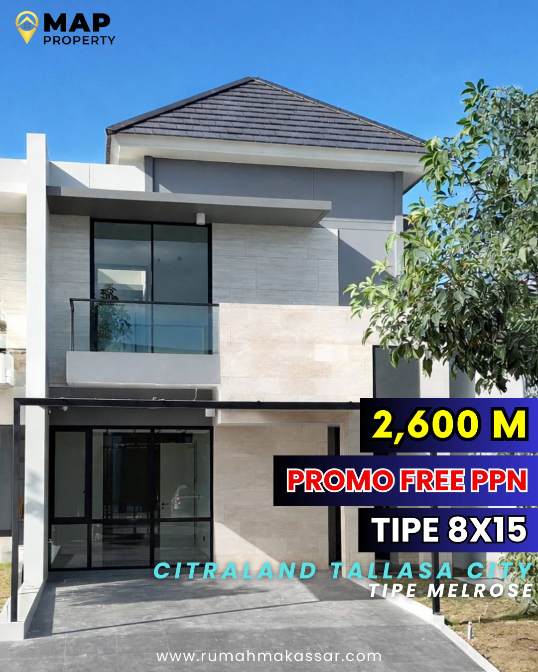 Tipe Melrose Citraland Tallasa