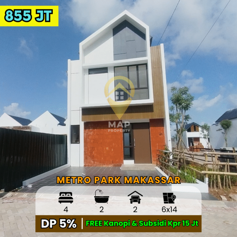 Rumah Strategis Perintis Tamalanrea Metro Park, Harga 855 JT