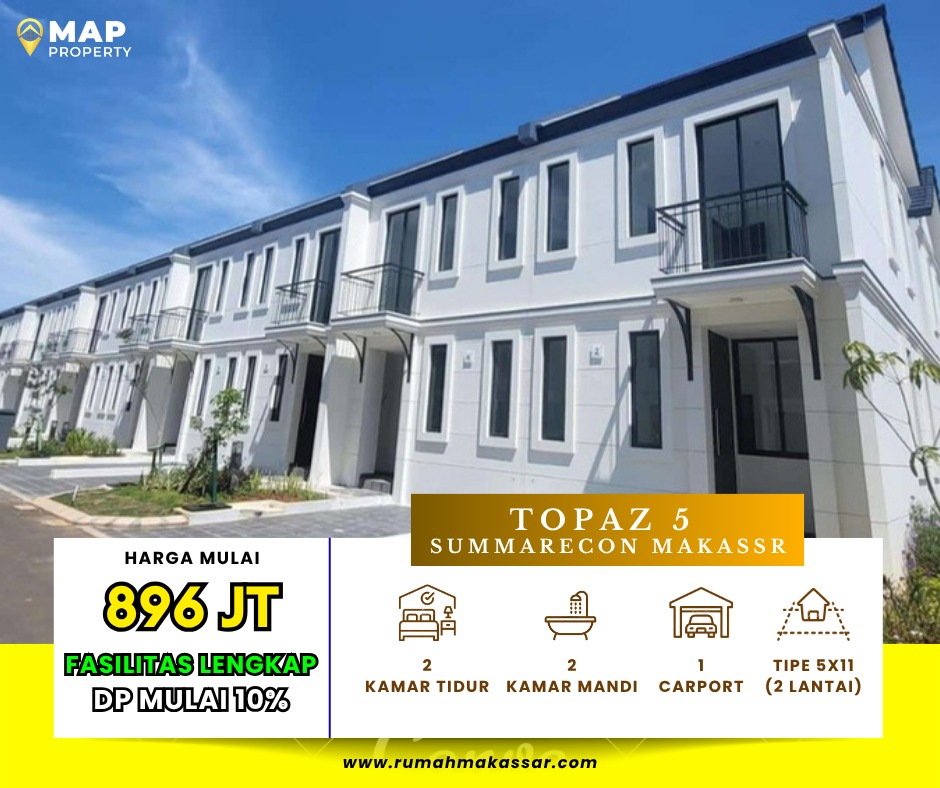 Rumah 896Jt Summarecon Makassar